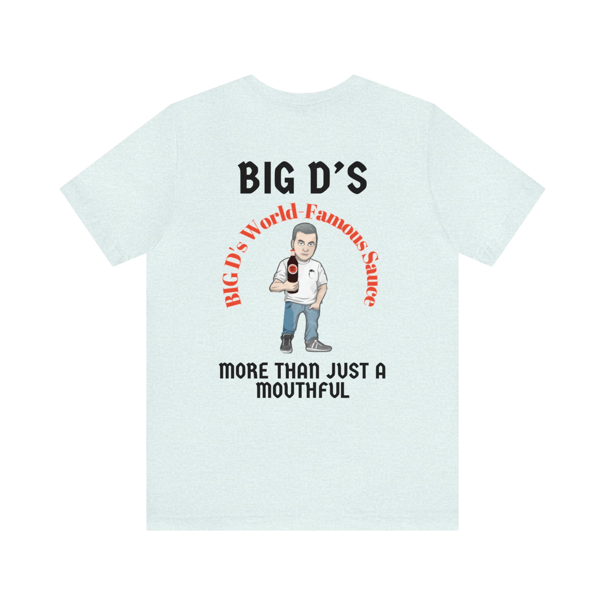 Big D's Plain Front Tee (Big Design on Back)