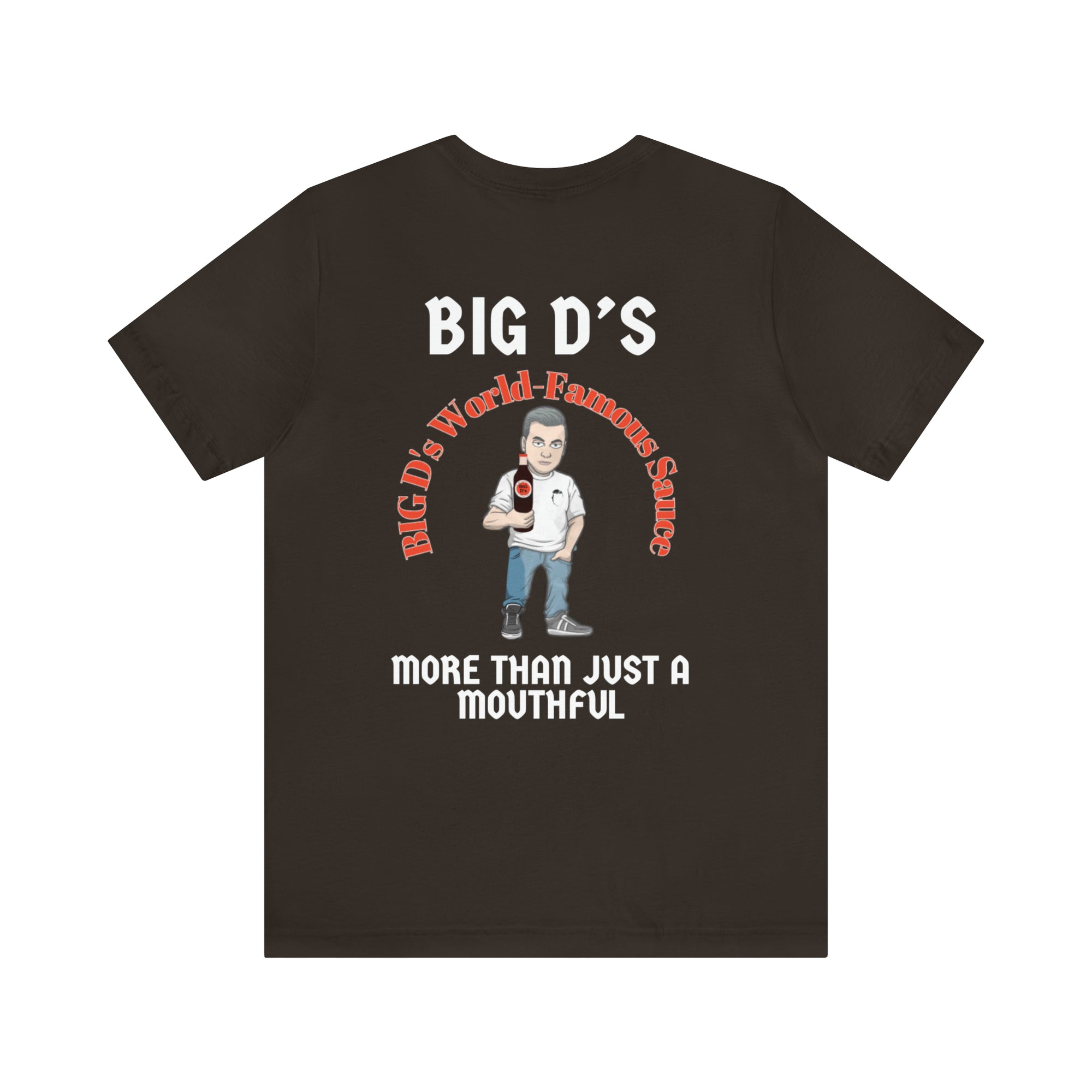 Big D's Plain Front Tee (Big Design on Back)