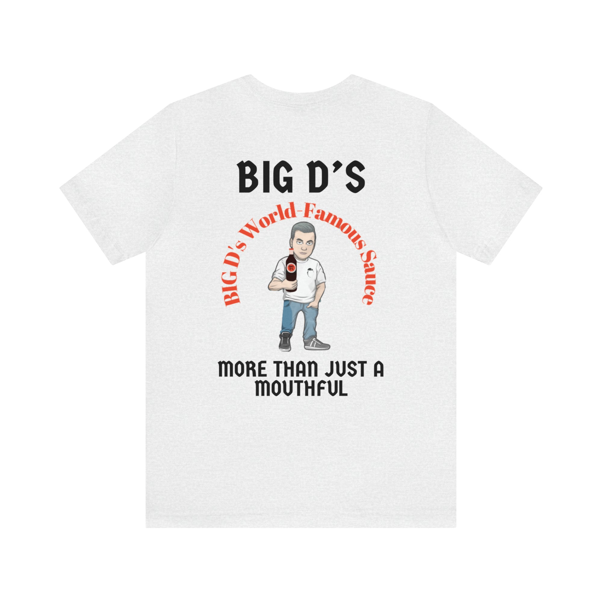 Big D's Plain Front Tee (Big Design on Back)