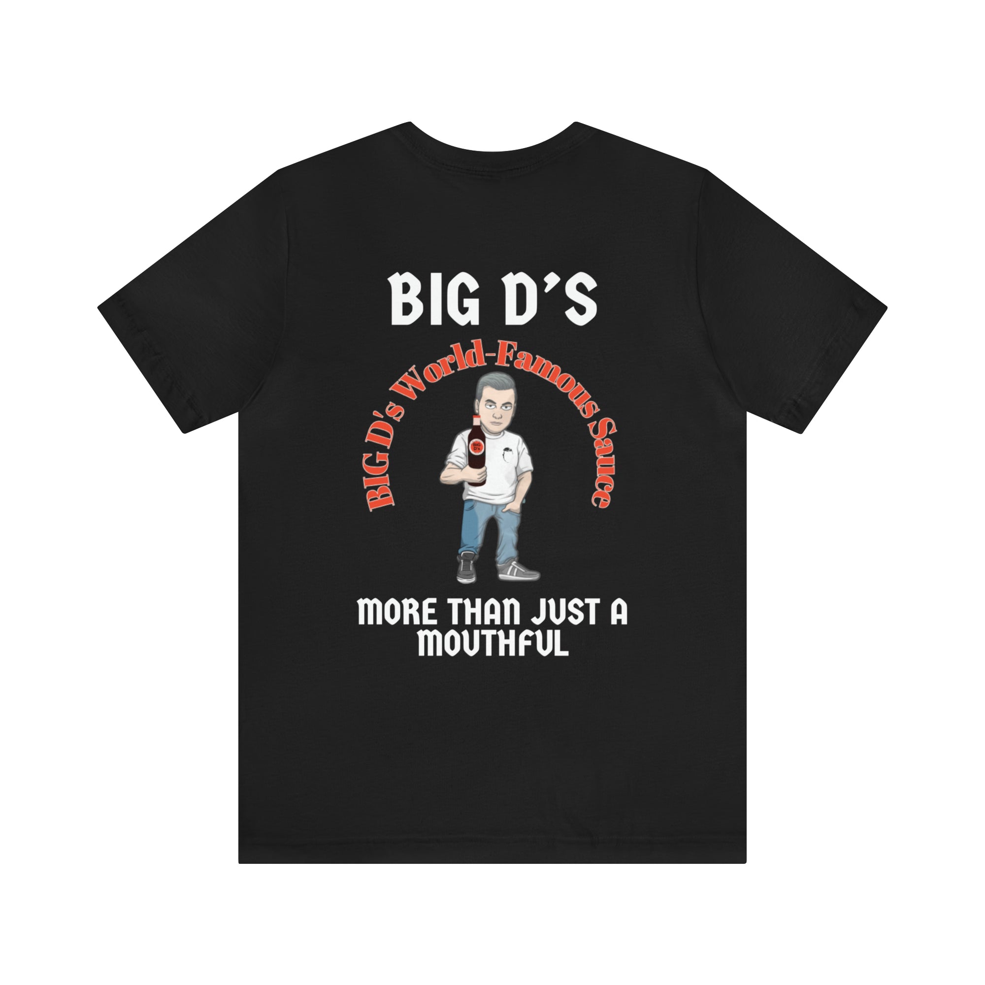 Big D's Plain Front Tee (Big Design on Back)