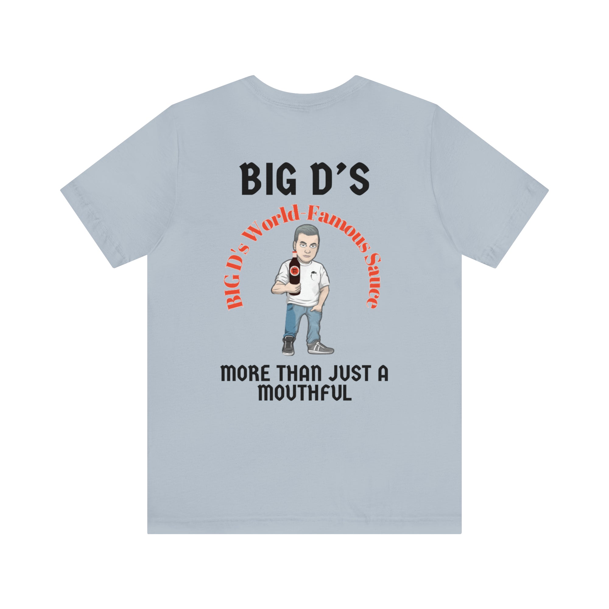 Big D's Plain Front Tee (Big Design on Back)