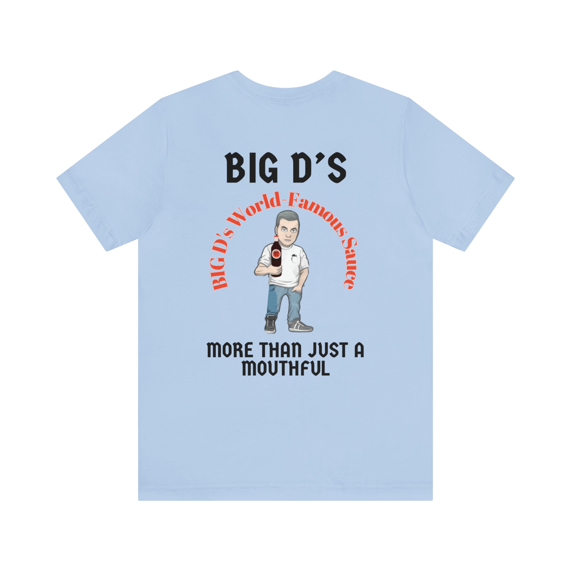 Big D's Plain Front Tee (Big Design on Back)