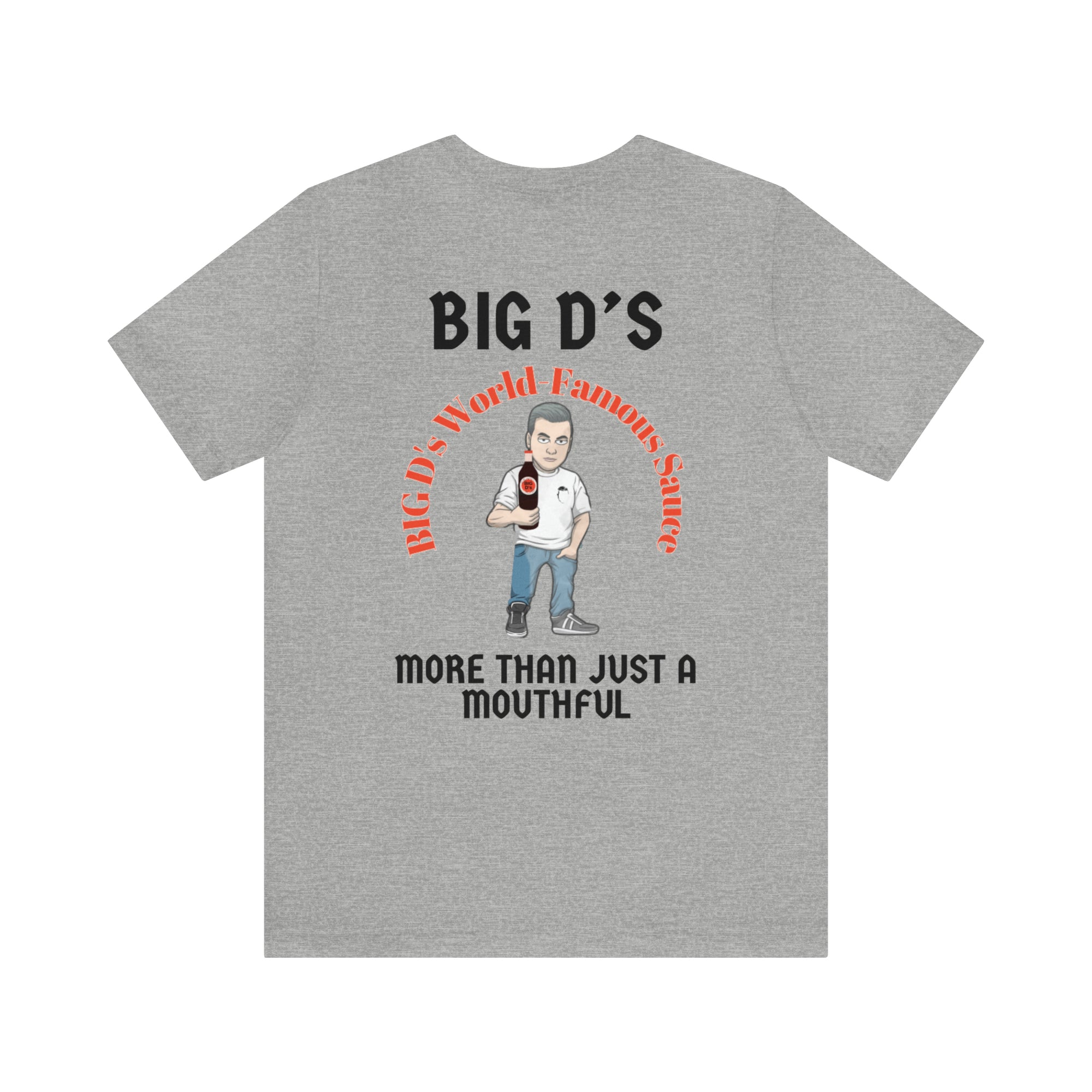 Big D's Plain Front Tee (Big Design on Back)