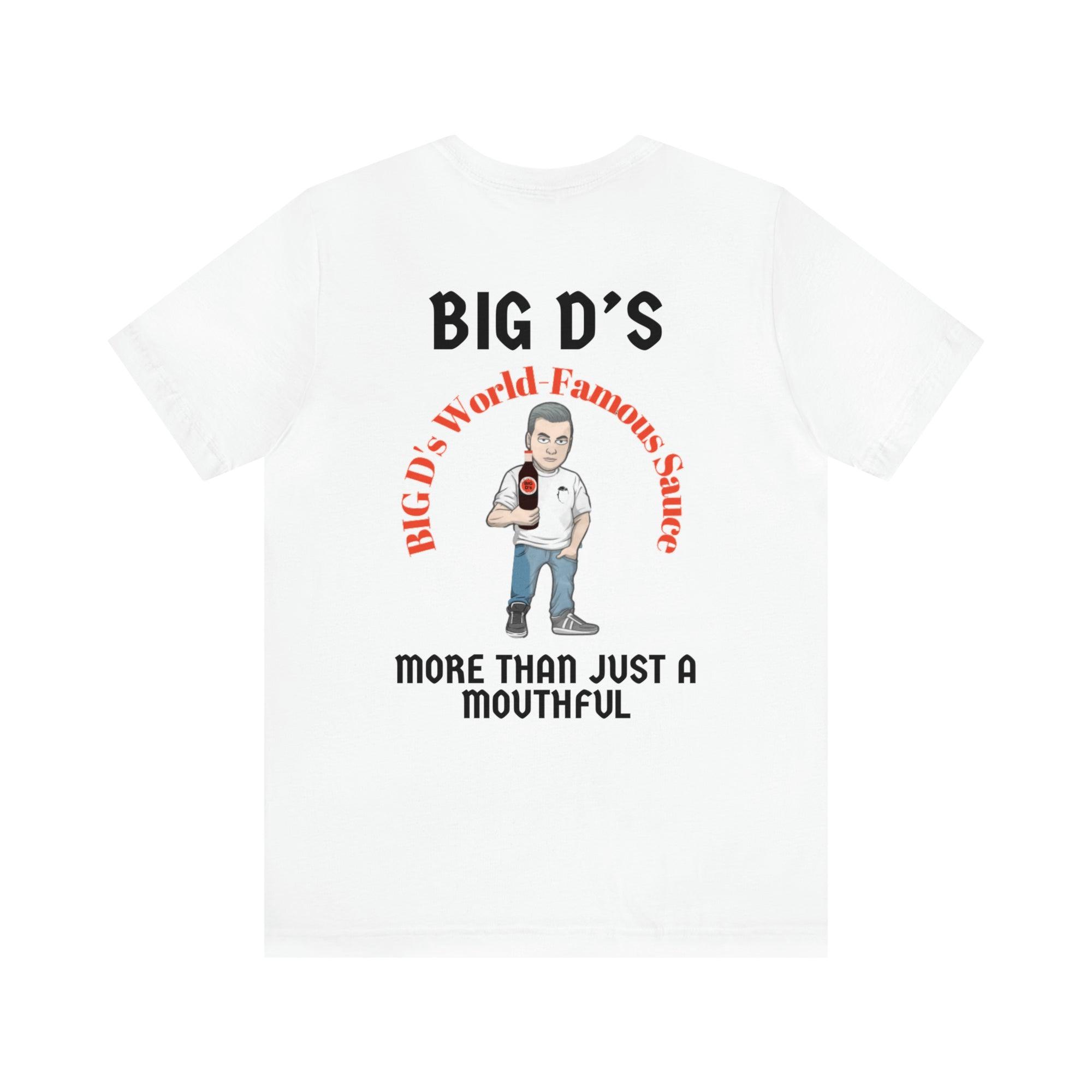 Big D's Plain Front Tee (Big Design on Back)