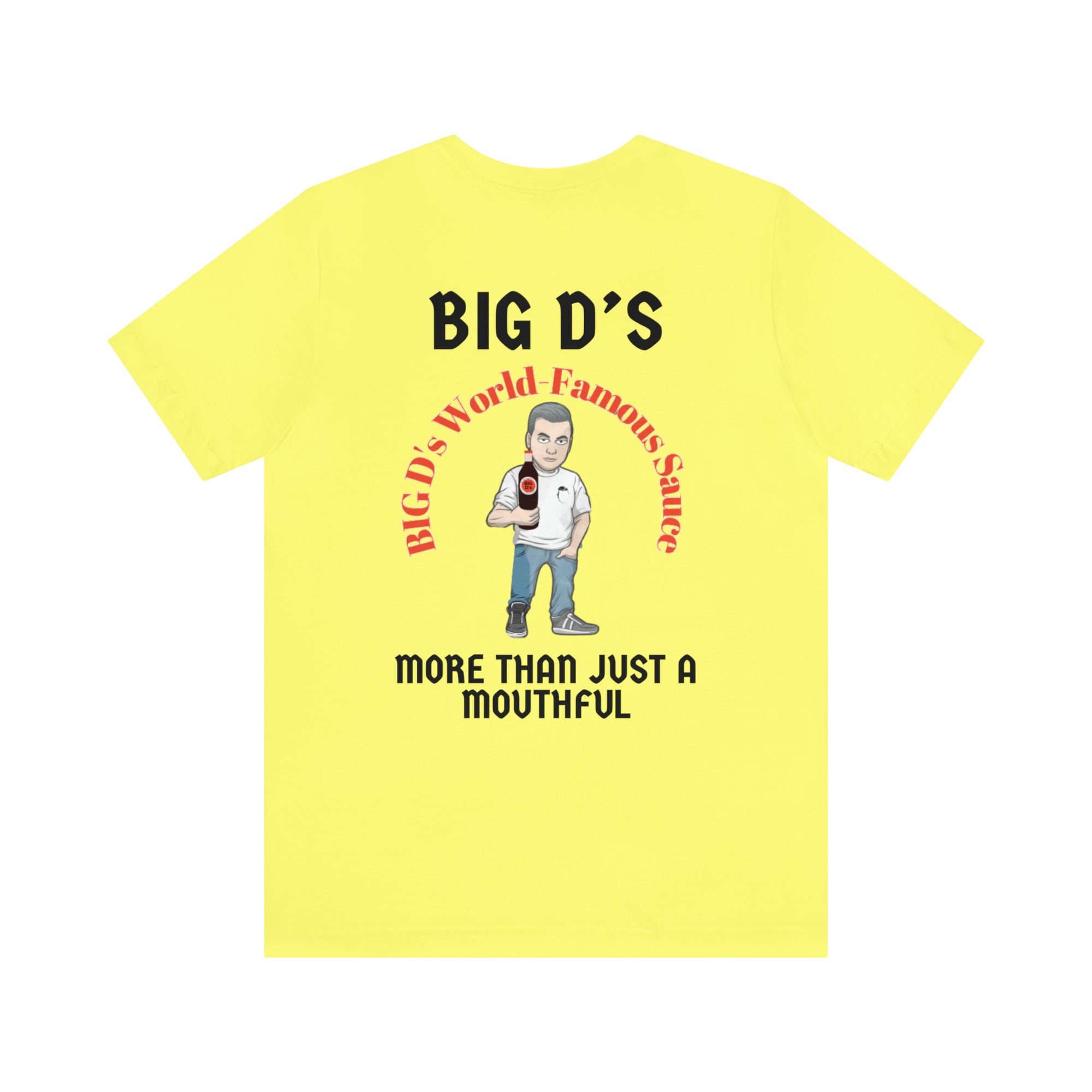 Big D's Plain Front Tee (Big Design on Back)