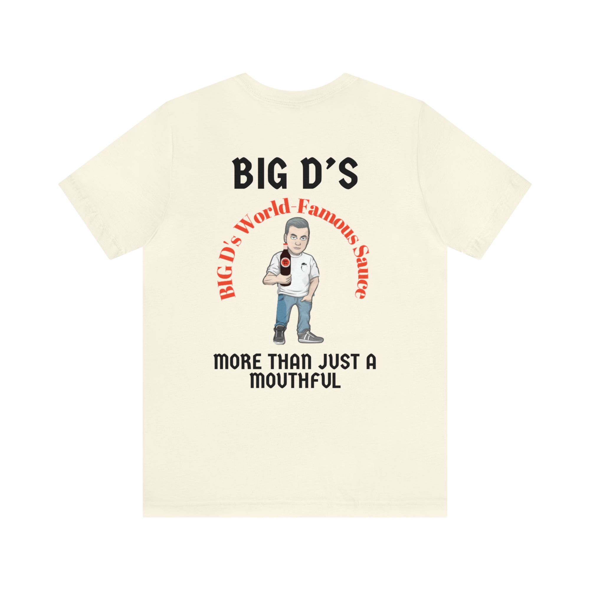 Big D's Plain Front Tee (Big Design on Back)