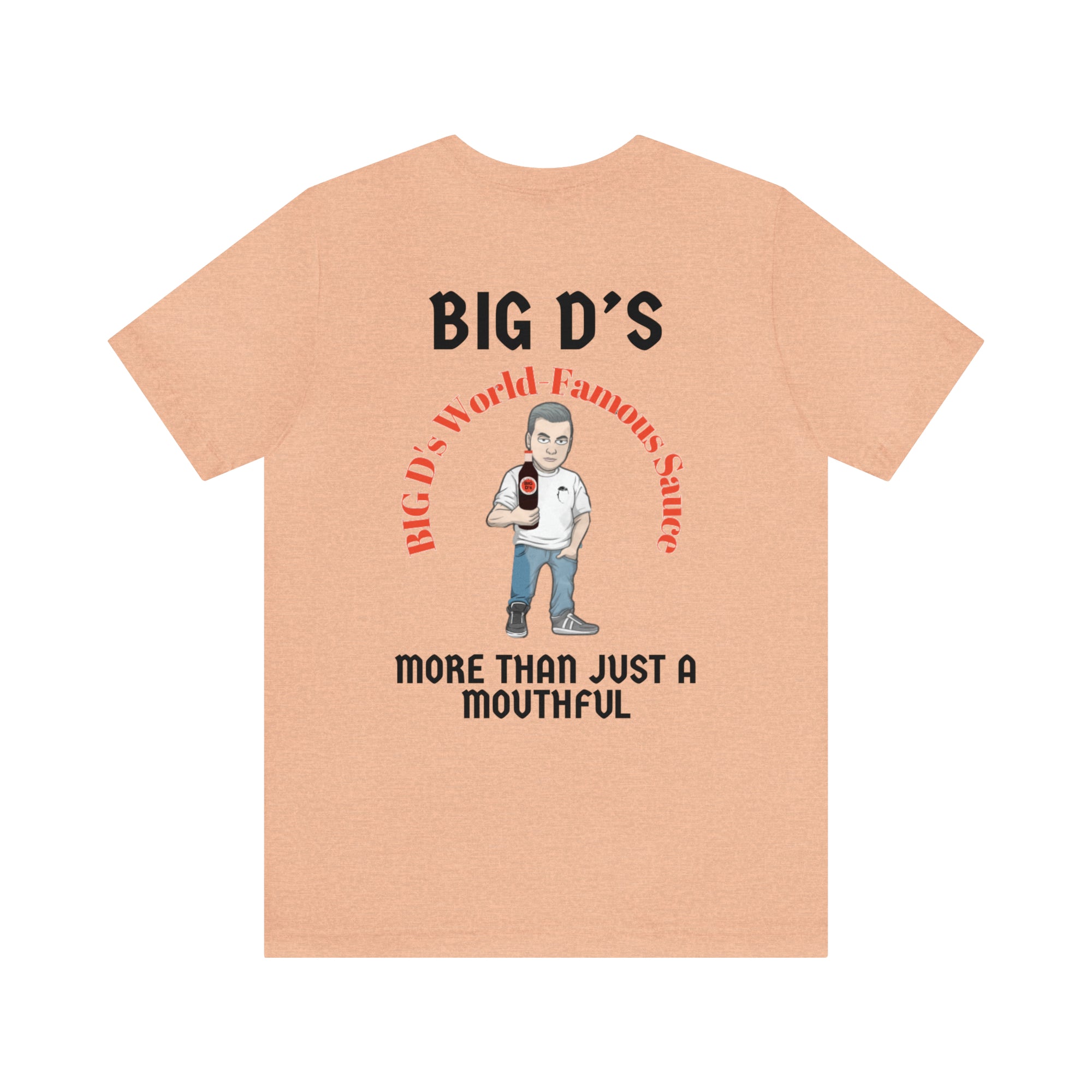 Big D's Plain Front Tee (Big Design on Back)