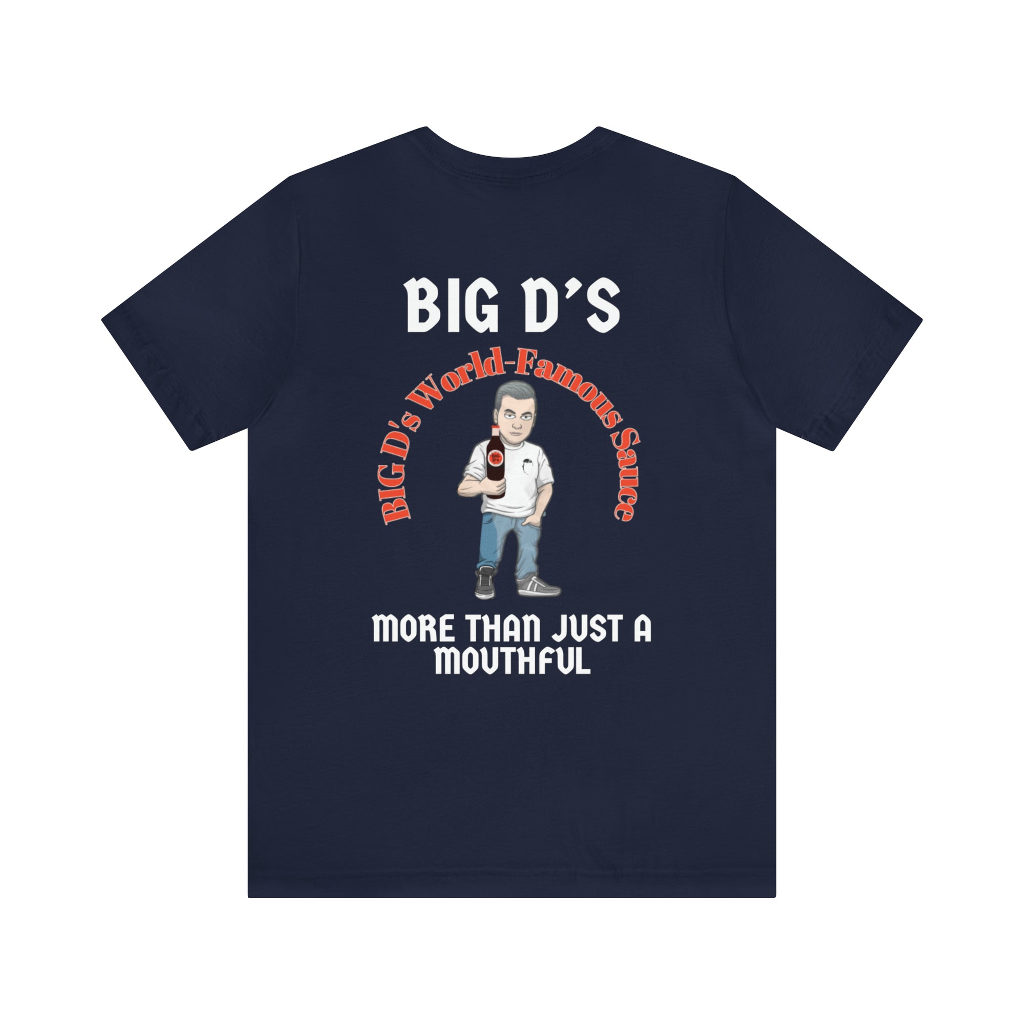 Big D's Plain Front Tee (Big Design on Back)