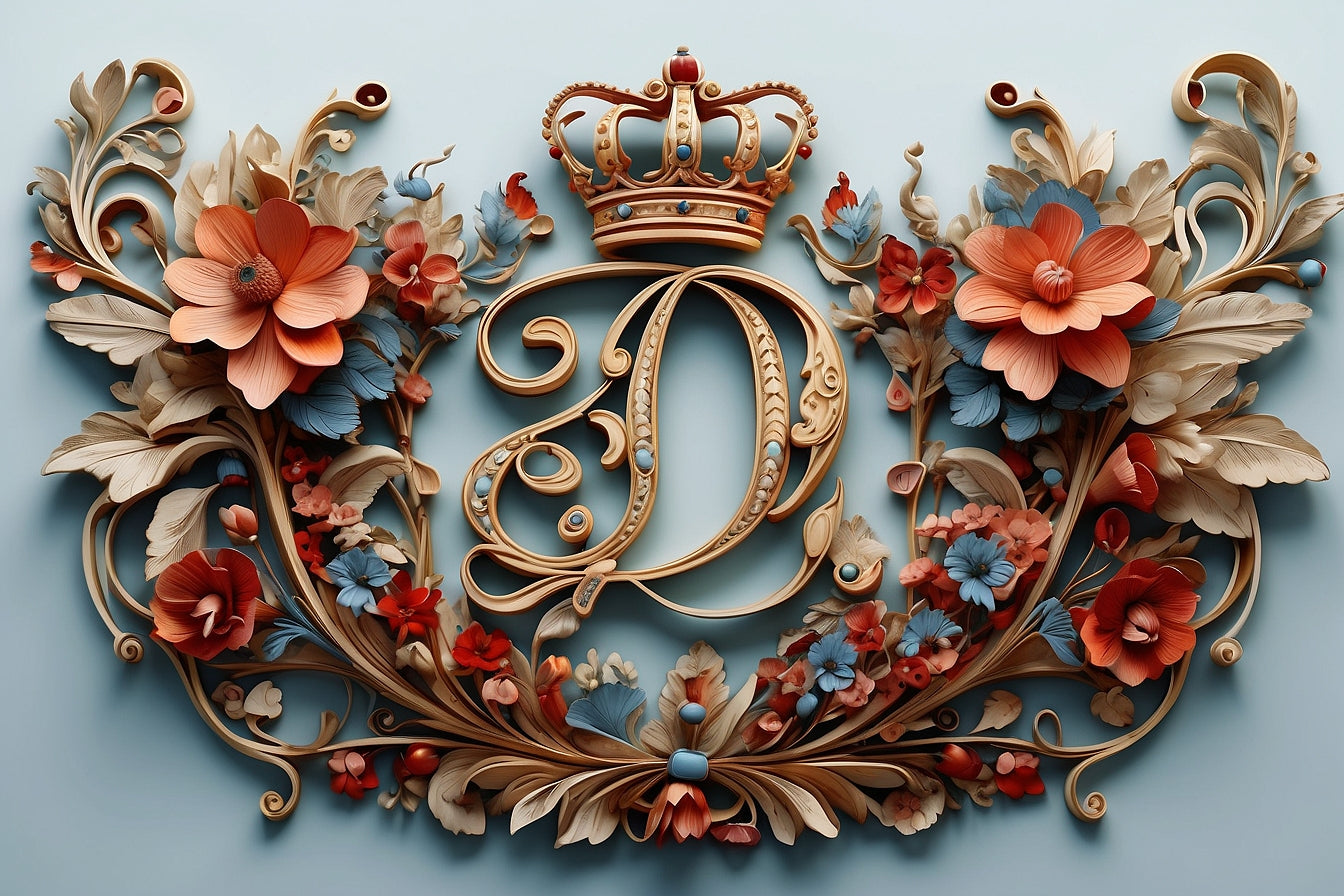 A majestic letter D