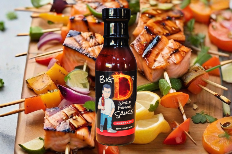 Flavorful Feasts: Elevate Your Salmon Game with Big D's World Famous Sauce, the Best Choice for Seafood Lovers