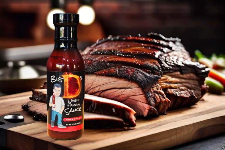 Unlock the Secret to Mouthwatering BBQ Brisket with Big D's World Famous Sauce